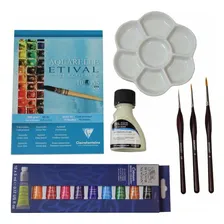 Kit Aquarela Artista Completo Foto mini  2