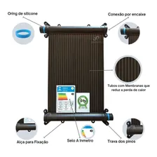 Kit Aquecimento Solar Piscina Placa 2mt+controlador Foto mini 3