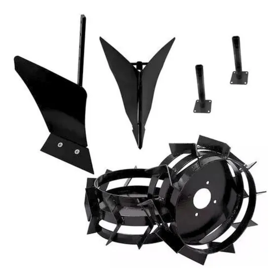 Kit Arado Aiveca Rodas Ferro Sulcador Para Tratorito Buffalo Foto 1
