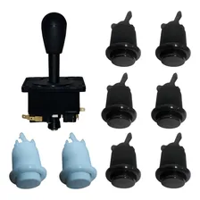 Kit Arcade 8 Botões E 1 Comando Fliperama Bartop Matic Foto  mini 1