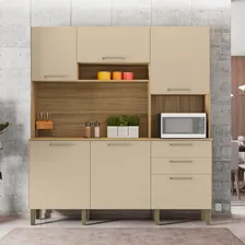 Kit Armario Cozinha 6 Portas 2919 Freijo Vanilla Ktp Foto mini 4