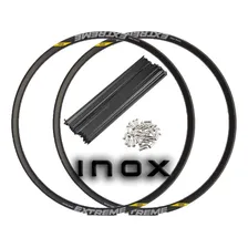 Kit Aro 29 Par Vzan Extreme Pro Disc Tubeless Com Raios Inox Foto  mini 1