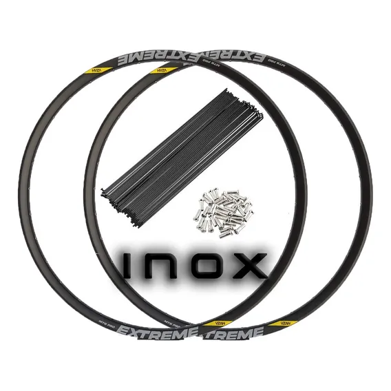 Kit Aro 29 Par Vzan Extreme Pro Disc Tubeless Com Raios Inox Foto 1