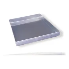 Kit Aro Cortador Brownie Com 24 Cav. 7x7cm + 2 Assadeiras Cor Cinza Foto mini 3