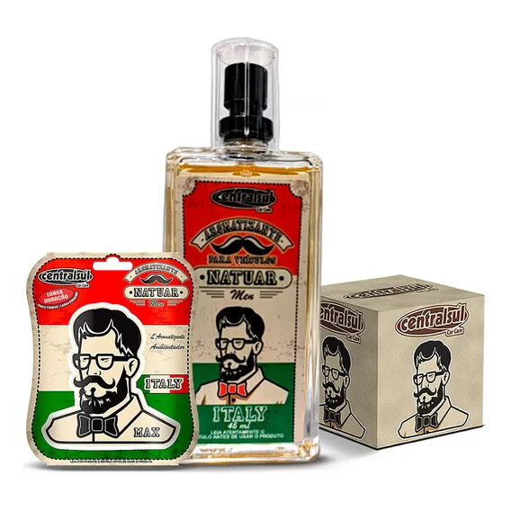 Kit Aromatizante Cheirinho Spray Perfumado Centralsul Italy Foto 1