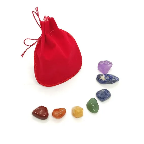 Kit As 7 Pedras Dos Chakras - 3cm Foto 1