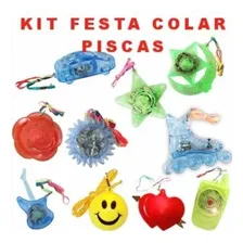 Kit Atacado 30 Colares Piscas Sortidos Foto mini  2