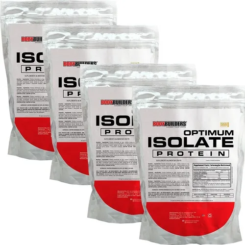Kit Atacado 4x Whey Protein Isolate Mix Isolado Refil 2kg Sabor Baunilha Foto 1