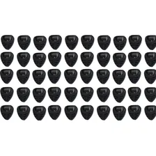 Kit Atacado Porta Palheta Abs Preto Adesivo Violão 50 Peças Foto mini 1