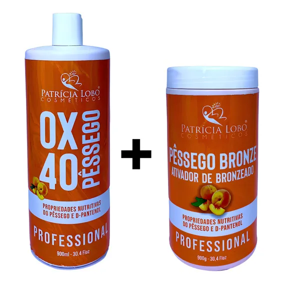 Kit Ativador De Bronzeado Pêssego + Ox Pêssego Patrícia Lobo Foto 1
