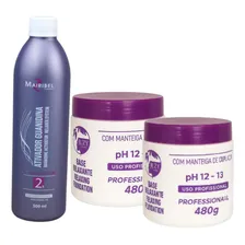 Kit Ativador Relaxante Guanidina 500ml Mairibel + 2 Base Foto mini 1