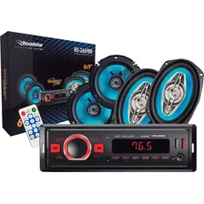 Kit Auto Rádio 1 Par Alto Falante 6'' 1 Par De 6x9'' 50w Foto mini 1