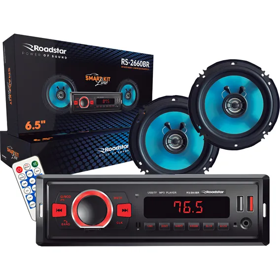 Kit Auto Rádio 1 Par De Alto Falante 6' 50w 4 Ohms Rs2660br Foto 1