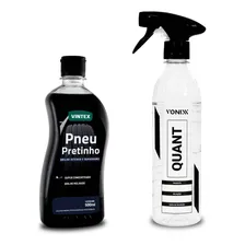 Kit Auto Vonixx Quant Pulverizador + Pneu Pretinho 500ml Foto  mini 1