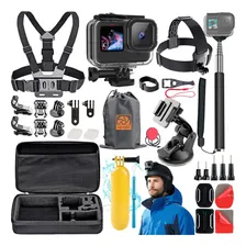 Kit Aventura Caixa Estanque Acess贸rio Gopro Hero 5 6 7 Black Foto mini 1