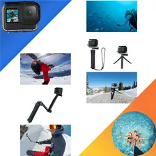 Kit Aventura P Gopro Hero 6 7 Complet Mosquetão Bastão 3 Way Foto mini 2
