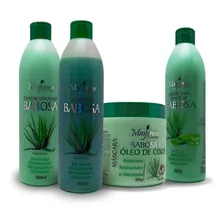 Kit Babosa 500g Maycrene Naturiun (sh+cond+másc+c. Pentear) Foto  mini 1