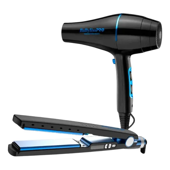 Kit Babyliss Nano Black Edition Secador Chapinha 127v Foto 1