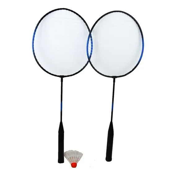 Kit Badminton Com 2 Raquetes E 1 Peteca Foto 1