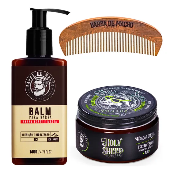 Kit Balm Ice Forest 140g E Pasta Holy Sheep Matte E Pente Foto 1