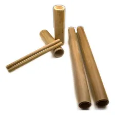 Kit Bambuterapia Com 6 Bambus Totalmente Lixado Cor Nude Foto mini 3