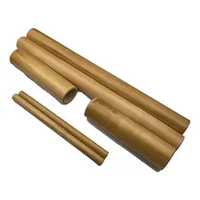 Kit Bambuterapia Com 6 Bambus Totalmente Lixado Cor Nude Foto mini 1