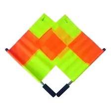 Kit Bandeira De Auxiliar Árbitro Bandeirinha - 4 Gomos - Par Foto mini 2