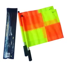 Kit Bandeira De Auxiliar Árbitro Bandeirinha - 4 Gomos - Par Foto mini 1