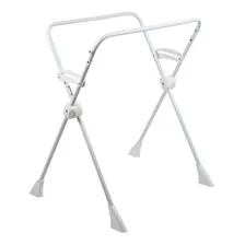 Kit Banheira BebĂȘ Burigotto Banho RigĂda Branca Com Suporte Foto mini 3