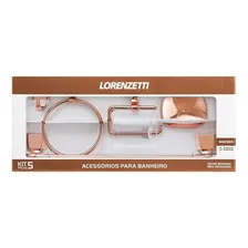 Kit Banheiro 5pcs Rose Gold 2000 F24 Lorenzetti Attic Quadra Foto mini 1