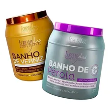 Kit Banho De Pérola 1kg E Banho De Verniz 1kg Forever Liss Foto mini 1