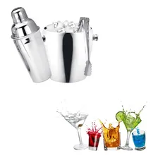 Kit Bar Coqueteleira, Balde, Pegador Gelo - Caipirinha -inox Foto mini 1