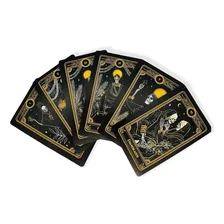 Kit Baralho Tarot Negro E Tarot Cigano Para Iniciantes Foto mini 3