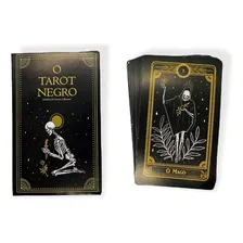 Kit Baralho Tarot Negro E Tarot Cigano Para Iniciantes Foto mini 4