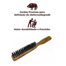 Kit Barbeiro Completo Tesouras P/ Corte Pente Javali Foto mini 4