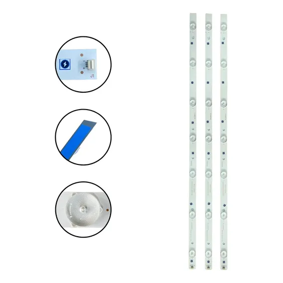 Kit Barra De Led Panasonic Tc32a400b Tc-32d400b Tc-32e600b Foto 1