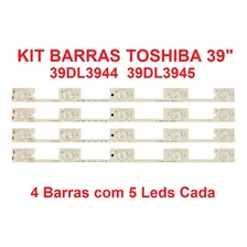 Kit Barra Led CompatÃvel Semp Toshiba Dl3945i(a) Dl3945i(a) Foto mini 4