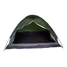 Kit Barraca Camping Iglu 4 Pessoas + Colchão Casal Inflável Foto mini 2