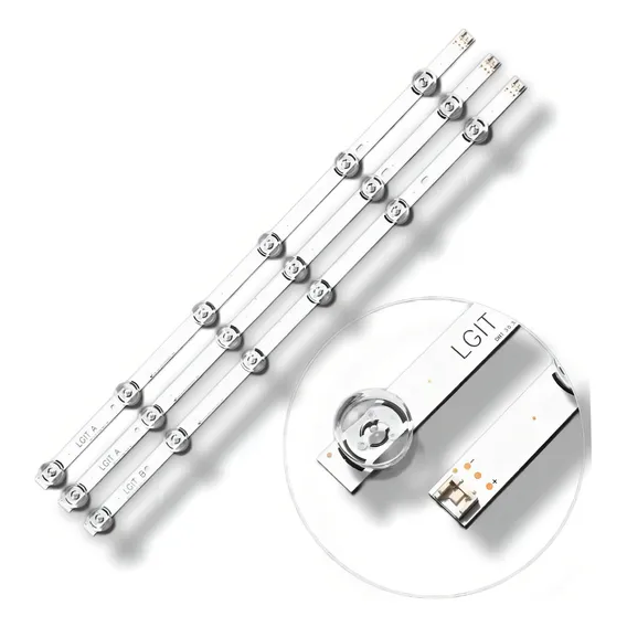 Kit Barramento Led Compativel Com LG 32LB550B 32LB560B 32LB580B 32LB5600B 32LB570B 32LB620B 32LF550B 32LF565B 32LF585B 32LF595B 32LF620B Foto 1