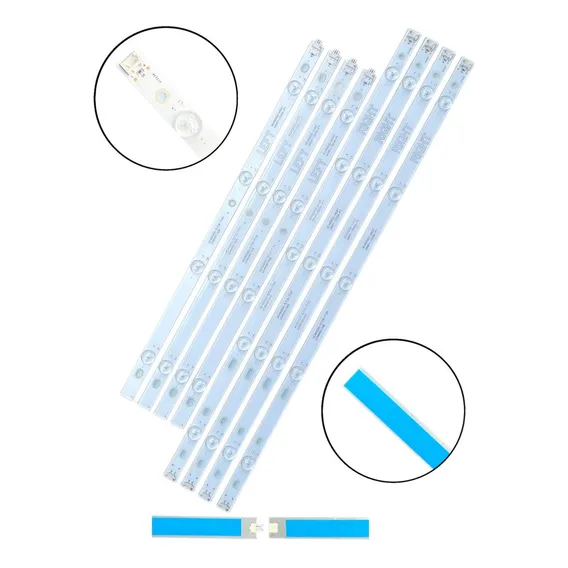 Kit Barramento Led Compativel Com LG 49lj5500 49LJ5550 49UJ6300 49LJ551C 49UK6310 49UK6300 49LK5700 49LK5750PSA 49UK631C Foto 1