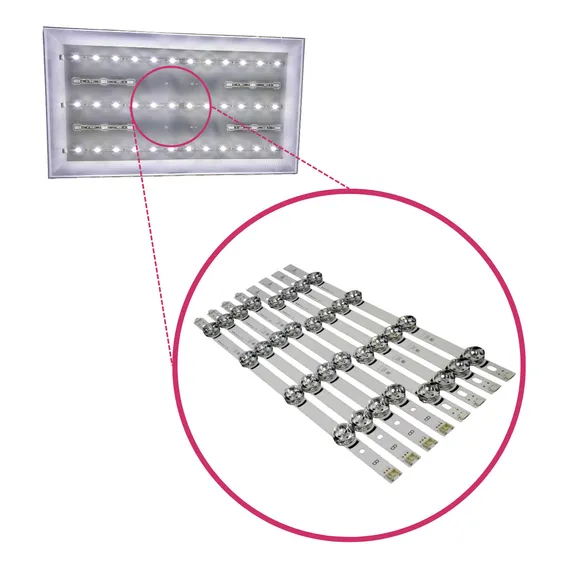 Kit Barramento Led LG 39lb5600 39lb5800 Agf78400501 Foto 1