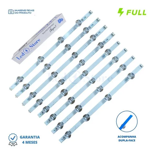 Kit Barras Led 42lx530h 42ly340c 42ly540h 42ly540s 42ly760h Foto 1
