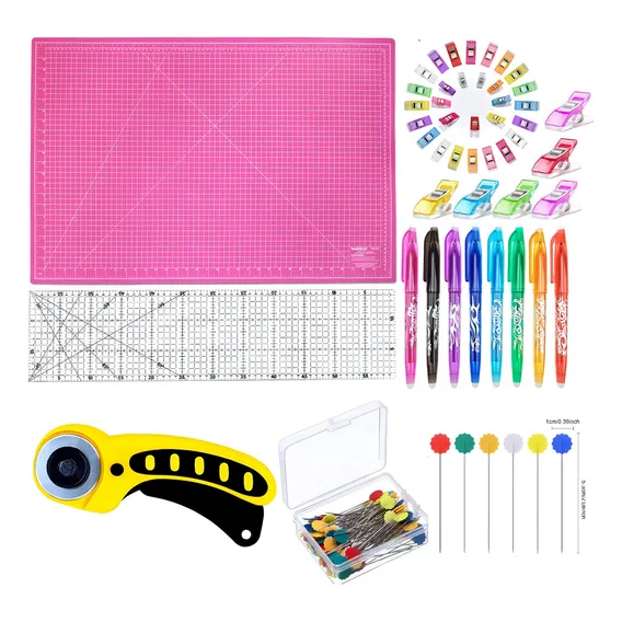 Kit Base Corte Rosa Ou Verde A2 60x45 + Régua 15x6 Foto 1