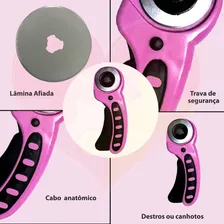 Kit Base Para Corte Patchwork Regua 60 Cortador Tecido 45mm Cor Base Preta2 Foto mini 4