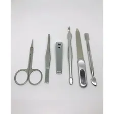 Kit Básico Manicure Pedicure Cortador+espátula+pinça+tesoura Foto  mini 1