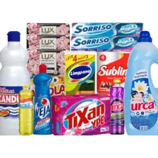 Kit Básico Produtos Limpeza E Higiene 15 Produtos+brinde Foto mini 1