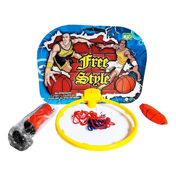 Kit Basquete Infantil Free Style Basketball Com Bola + Cesta Foto 1