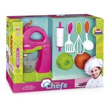 Kit Batedeira Acessorios Infantil Divertida Gira De Verdade Cor Rosa Foto mini 2