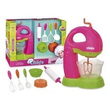 Kit Batedeira Acessorios Infantil Divertida Gira De Verdade Cor Rosa Foto mini 3