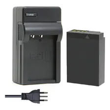Kit bateria e carregador Lp-e17 para câmeras Canon (bivolt) cor preto Foto  mini 1
